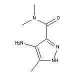 4-amino-N,N,5-trimethyl-1H-pyrazole-3-carboxamide