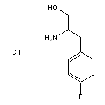 2-amino-3-(4-fluorophenyl)propan-1-ol hydrochloride