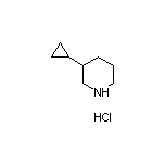 3-Cyclopropylpiperidine Hydrochloride