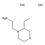 2-(3-ethylmorpholin-4-yl)ethan-1-amine dihydrochloride