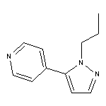 4-(1-propyl-1H-pyrazol-5-yl)pyridine