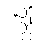 methyl 4-amino-2-(morpholin-4-yl)pyrimidine-5-carboxylate