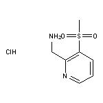 (3-methanesulfonylpyridin-2-yl)methanamine hydrochloride