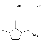 (1,2-dimethylpyrrolidin-3-yl)methanamine dihydrochloride