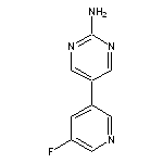 5-(5-fluoropyridin-3-yl)pyrimidin-2-amine