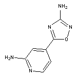 4-(3-amino-1,2,4-oxadiazol-5-yl)pyridin-2-amine