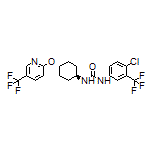 1-[4-Chloro-3-(trifluoromethyl)phenyl]-3-[trans-4-[[5-(trifluoromethyl)pyridin-2-yl]oxy]cyclohexyl]urea