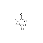 2,2-Dichloro-1-methylcyclopropanecarboxylic Acid