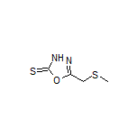 5-[(Methylthio)methyl]-1,3,4-oxadiazole-2(3H)-thione