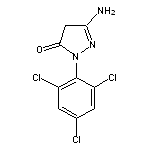 3-amino-1-(2,4,6-trichlorophenyl)-4,5-dihydro-1H-pyrazol-5-one