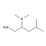 N-[1-(aminomethyl)-3-methylbutyl]-N,N-dimethylamine