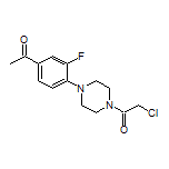 1-[4-(4-Acetyl-2-fluorophenyl)-1-piperazinyl]-2-chloroethanone