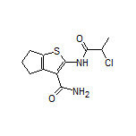 2-(2-Chloropropanamido)-5,6-dihydro-4H-cyclopenta[b]thiophene-3-carboxamide