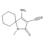 4-amino-1-methyl-2-oxo-1-azaspiro[4.5]dec-3-ene-3-carbonitrile