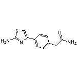 2-[4-(2-amino-1,3-thiazol-4-yl)phenyl]acetamide