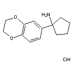 1-(2,3-dihydro-1,4-benzodioxin-6-yl)cyclopentanamine hydrochloride