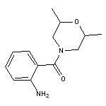 2-[(2,6-dimethylmorpholin-4-yl)carbonyl]aniline