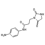 N-(4-aminophenyl)-3-(2,5-dioxoimidazolidin-1-yl)propanamide