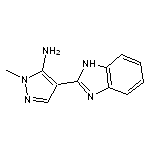 4-(1H-benzimidazol-2-yl)-1-methyl-1H-pyrazol-5-amine