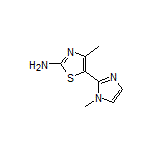 4-Methyl-5-(1-methyl-2-imidazolyl)thiazol-2-amine