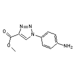 methyl 1-(4-aminophenyl)-1H-1,2,3-triazole-4-carboxylate