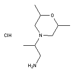 2-(2,6-dimethylmorpholin-4-yl)propan-1-amine hydrochloride