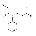 3-[(chloroacetyl)(phenyl)amino]propanamide