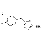 5-(3-chloro-4-methylbenzyl)-1,3-thiazol-2-amine