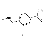 4-[(methylamino)methyl]benzamide hydrochloride