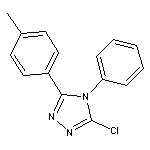 3-chloro-5-(4-methylphenyl)-4-phenyl-4H-1,2,4-triazole