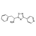 2-phenyl-1-(3-pyridin-4-yl-1,2,4-oxadiazol-5-yl)ethanamine