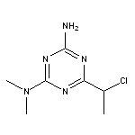 6-(1-chloroethyl)-N,N-dimethyl-1,3,5-triazine-2,4-diamine