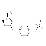 5-[4-(trifluoromethoxy)benzyl]-1,3-thiazol-2-amine