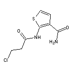 2-[(3-chloropropanoyl)amino]thiophene-3-carboxamide