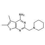 5,6-dimethyl-2-(piperidin-1-ylmethyl)thieno[2,3-d]pyrimidin-4-amine