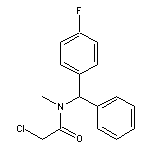 2-chloro-N-[(4-fluorophenyl)(phenyl)methyl]-N-methylacetamide