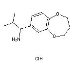 1-(3,4-dihydro-2H-1,5-benzodioxepin-7-yl)-2-methylpropan-1-amine hydrochloride