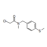 2-chloro-N-methyl-N-[4-(methylthio)benzyl]acetamide