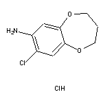 8-chloro-3,4-dihydro-2H-1,5-benzodioxepin-7-amine hydrochloride