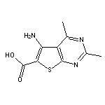 5-amino-2,4-dimethylthieno[2,3-d]pyrimidine-6-carboxylic acid