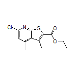 ethyl 6-chloro-3,4-dimethylthieno[2,3-b]pyridine-2-carboxylate