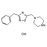 1-[(3-benzyl-1,2,4-oxadiazol-5-yl)methyl]piperazine hydrochloride