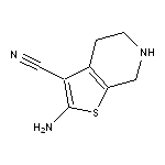 2-amino-4,5,6,7-tetrahydrothieno[2,3-c]pyridine-3-carbonitrile