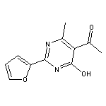 1-[2-(2-furyl)-4-hydroxy-6-methylpyrimidin-5-yl]ethanone