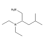 N-[1-(aminomethyl)-3-methylbutyl]-N,N-diethylamine