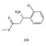 methyl 3-amino-3-(2-chlorophenyl)propanoate hydrochloride