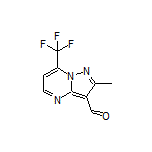 2-methyl-7-(trifluoromethyl)pyrazolo[1,5-a]pyrimidine-3-carbaldehyde