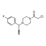 2-[4-(2-Chloroacetyl)-1-piperazinyl]-2-(4-fluorophenyl)acetonitrile