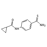 N-[4-(aminocarbonothioyl)phenyl]cyclopropanecarboxamide