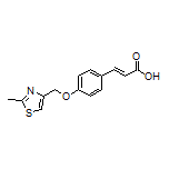 (E)-3-[4-[(2-Methyl-4-thiazolyl)methoxy]phenyl]acrylic Acid